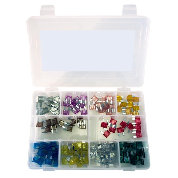Automotive Fuse Kit, 120 Fuses Included, Not Rated